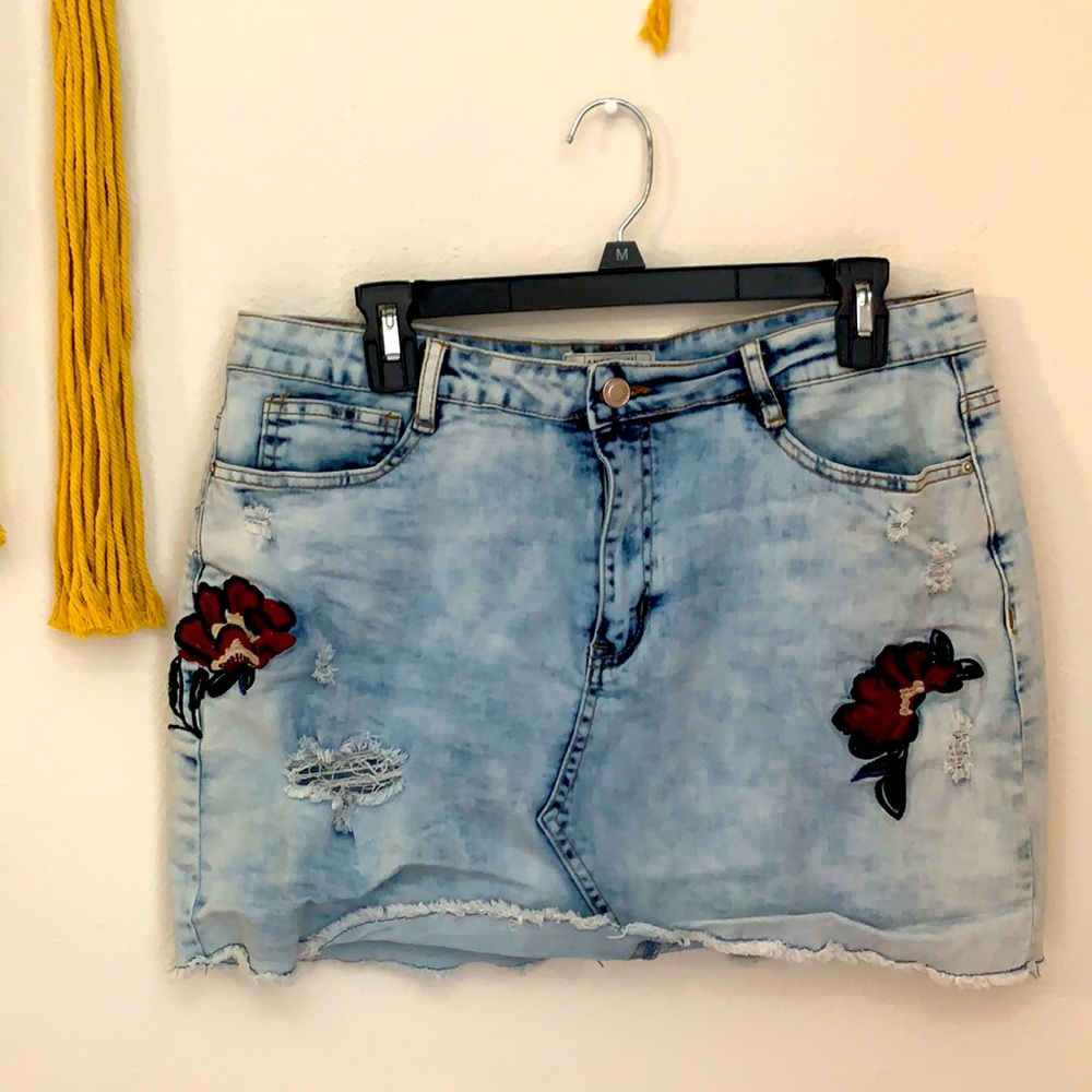 Angel Kiss Denim Skirt